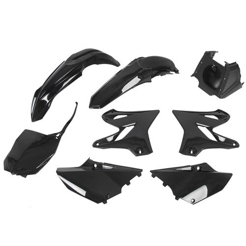 DURAFORCE For Yamaha YZ125 YZ250 2002-2020 Restyle Black Plastic Kit Set 2018 Style