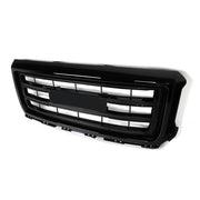 DURAFORCE Front Bumper Grille Gloss Black For GMC Sierra 1500 2014 2015 SLT Style 23254463