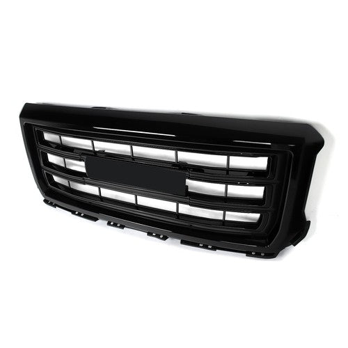 DURAFORCE Front Bumper Grille Gloss Black For GMC Sierra 1500 2014 2015 SLT Style 23254463