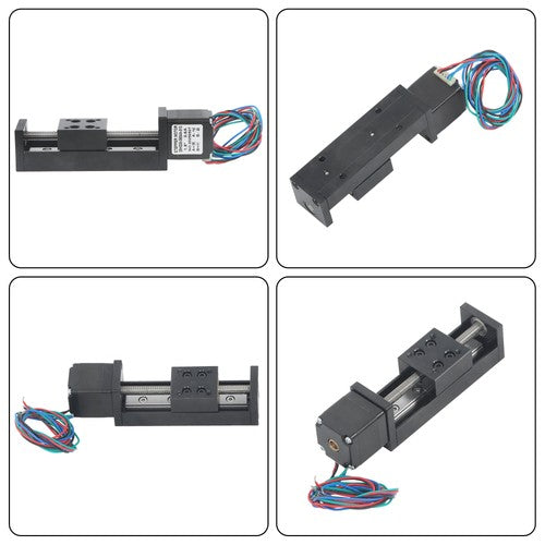 DURAFORCE 50mm T-type ball screw slide module, T6x1 linear actuator NEMA 11-step motor