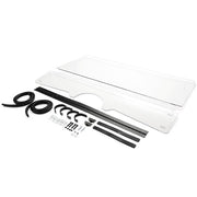 DURAFORCE 1/4" Clear Front Folding Full Windshields For 04-13 Yamaha Rhino 450 660 700 UTV
