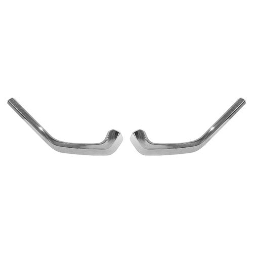 ABS Chrome Front Upper Grille Mesh Cover Trim For Toyota RAV4 2019-2024 2025 2x