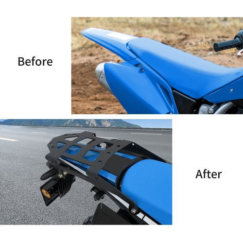 DURAFORCE 25LBS Rear Luggage Rack Storage Carrier Cargo For Honda CRF250M CRF250L 12-23