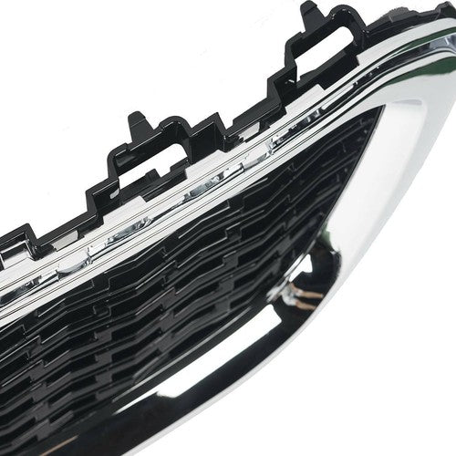 DURAFORCE Front Bumper Center Grill Chrome Grille for 2014-2016 for Chevrolet Malibu