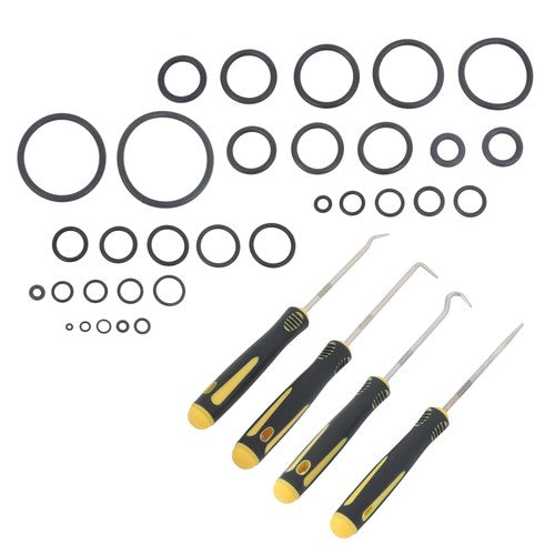 DURAFORCE 32 Size 1540 Pcs Rubber O Rings Assortment Kit with Pick and Hook Set 4mm-50mm