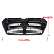 DURAFORCE For Subaru Ascent 2019-2022 Gloss Black Plastic Front Upper Center Mesh Grille