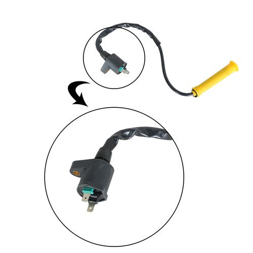 DURAFORCE Ignition Coil Spark Plug Fit For Honda XR650L 30510-MN1-680 30700-KF0-163