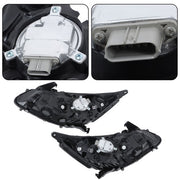 DURAFORCE Headlights Fit For Honda Accord Sedan 2016-2017 Projector LH & RH Pair Set LED