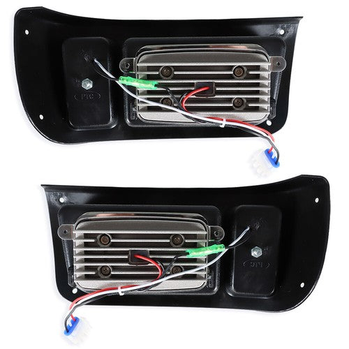 DURAFORCE LED Headlights/Tail Lights Kit Adjustable For Club Car DS G&E Golf Cart 93+ USA