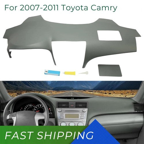 DURAFORCE Dash Board Cover Gray For 2007 2008 09 10 2011 Toyota Camry Replace 11-711LL-SGR