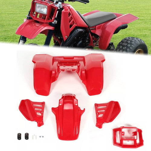 DURAFORCE Front Rear Fenders Plastic Set ABS For 1985 Honda ATC250R