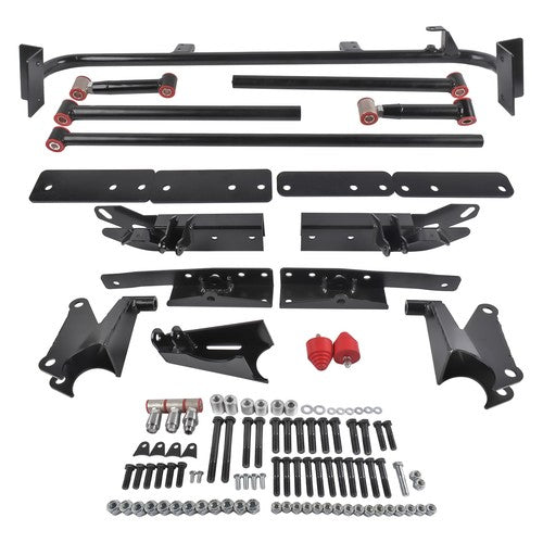 DURAFORCE For 1967-69 Chevy Camaro SS Z28 Adjustable Bolt On Rear 4-Link Kit w/ Coilovers