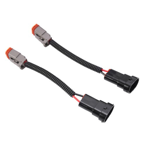 DURAFORCE 4x LED Headlight Tail Exterior Light Kit For Bobcat Skid Steer Loader Plastic