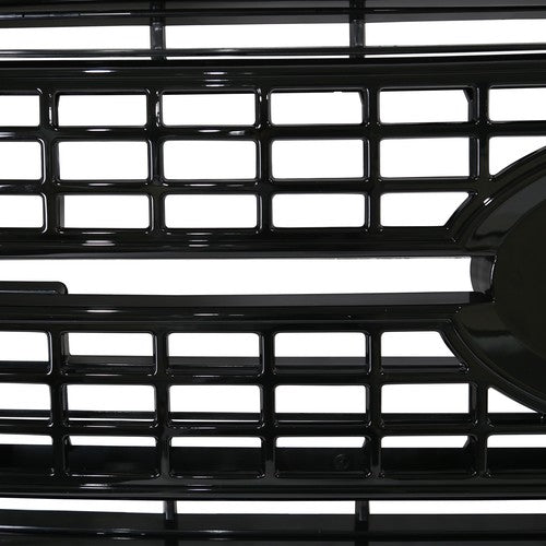 Platinum Front Upper Grille Gloss Black For Ford F250 F350 Super Duty 2017-2019