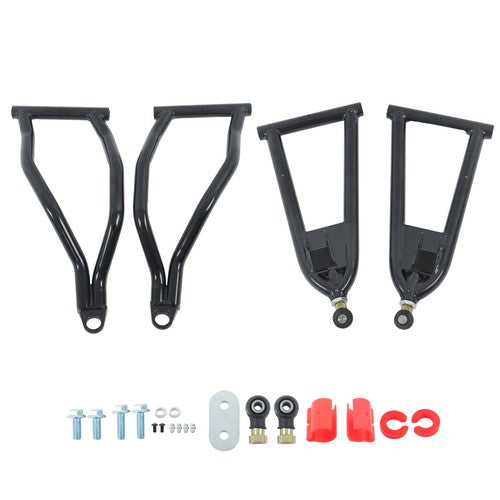 DURAFORCE High Clearance 1.5" Forward A-Arm - BLACK For Polaris RZR S 800 / 4 800