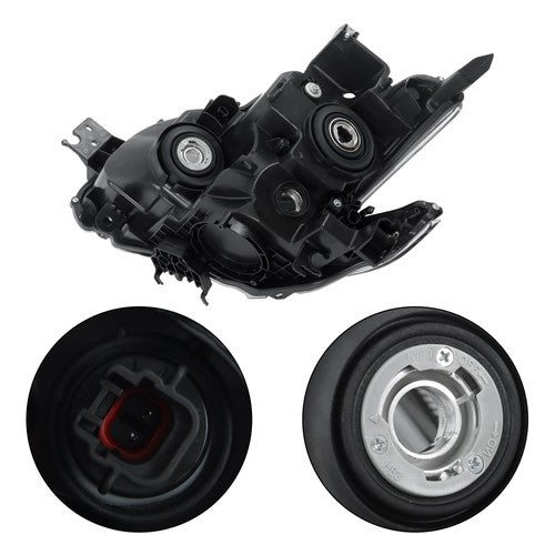 DURAFORCE For Nissan Maxima 2009-2014 Chrome Halogen RH+LH Headlights Assembly Projector