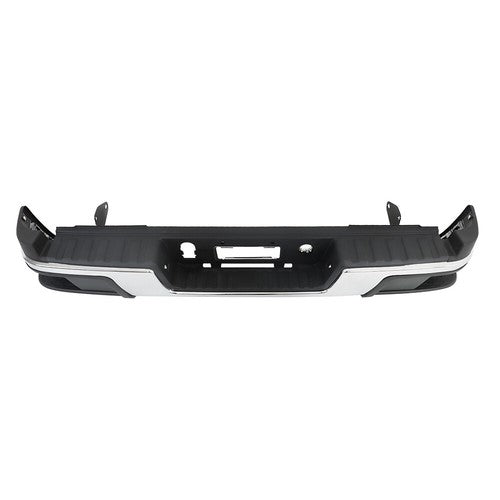 DURAFORCE Rear Step Bumper For Chevy Colorado GMC Canyon 2015-2022 W/o Park Sensor Chrome