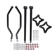 DURAFORCE High Clearance Boxed Rear Radius Arms for Polaris RZR XP 1000 - Black