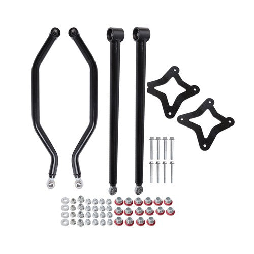 DURAFORCE High Clearance Boxed Rear Radius Arms for Polaris RZR XP 1000 - Black