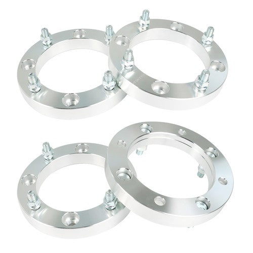 DURAFORCE Wheel Spacers 4x156 1" 131mm M12x1.5 Silver 4Pcs For Polaris Polaris RZR 2015+