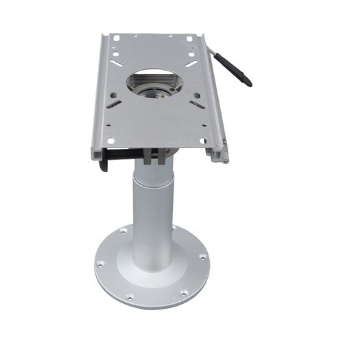 DURAFORCE Aluminum Marine Seat Pedestal 13"-19" Adjustable Height Locking With Slide Base
