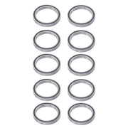 DURAFORCE 10Pcs 6809-2RS Bearings 45×58×7mm Double Rubber Seals Deep Groove Ball Bearing
