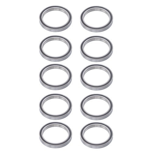 DURAFORCE 10Pcs 6809-2RS Bearings 45×58×7mm Double Rubber Seals Deep Groove Ball Bearing
