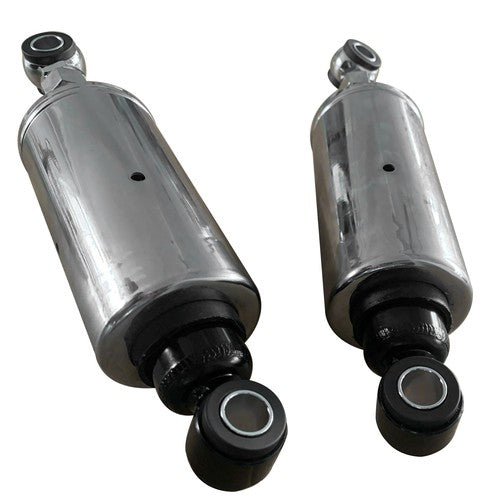 DURAFORCE Silver Rear Shock Absorbers Set For Harley Softail 1989-1999 Adjustable Height