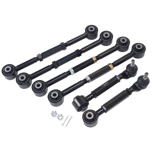 DURAFORCE Rear Upper + Lower Control Camber Arms For 2003-2007 Honda Accord 6Pcs US