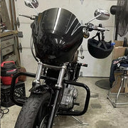 DURAFORCE Smoke Quarter Headlight Fairing Windshield For Harley Sportster 88-Up Dyna 95-05