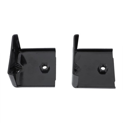 DURAFORCE Left+Right Side Black Metal Suit For 16-18 Silverado 1500 Front Bumper Bracket