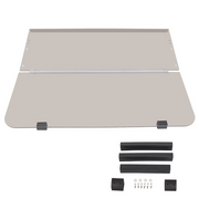 DURAFORCE Tinted Folding Windshield For 1995-03 Yamaha G14 G16 G19 Golf Cart Part PC Smoke