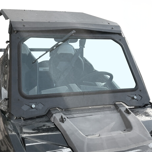 DURAFORCE Full Glass Windshield W/Wiper Front For Polaris RZR 900 1000 Turbo 2014-2018