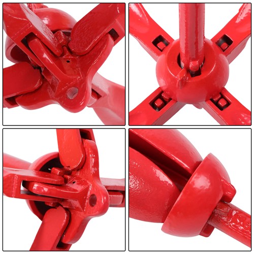 DURAFORCE 2 Pack Marine Kayak Folding Anchor Kit 3.3Lb W/26.2Ft Rope For PWC Canoe Jet Ski