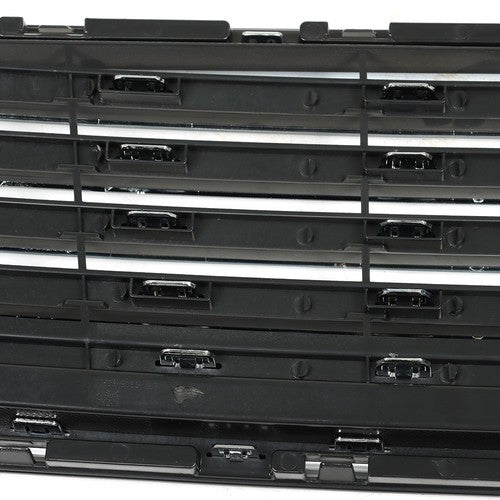 DURAFORCE Front Bumper Upper Lower Grill Assembly Plastic Chrome For Ford Fusion 2017-2018