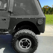DURAFORCE Rear Corner Rocker Guard Body Armor Powder Coated For 1997-2006 Jeep Wrangler TJ