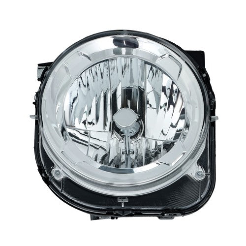 DURAFORCE Left Chrome Headlights For Jeep Renegade 2015-2018 Projector Halogen Headlamps