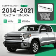 DURAFORCE For Toyota Tundra 14-21 Front Molding Upper Grille Hood Bulge Scoop Chrome ABS