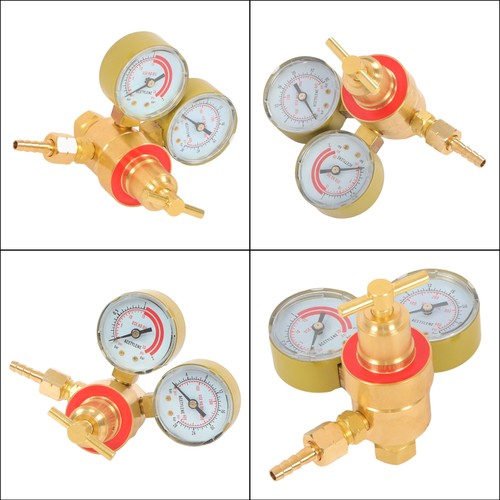 DURAFORCE Dual Gauge Acetylene Solid Brass Regulator for Welding Victor Gas Torch Cutting