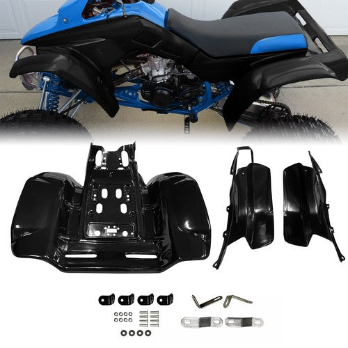 DURAFORCE Part Number TRX250R Fender Set For Honda 86 87 88 89 TRX 250R Black Front Rear Plastics