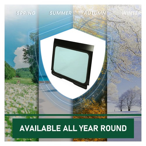 DURAFORCE Full Glass Windshield Aluminum Frame For 20-24 Polaris RZR Pro XP 2 and 4 seat