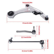 DURAFORCE For Nissan Altima 2007-2013 Suspension Kit Lower Control Arms Sway Bar Tie Rod