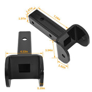 DURAFORCE Universal Sleeve Hitch Adapter For Garden Tractors Easy One-Pin Mounting Steel