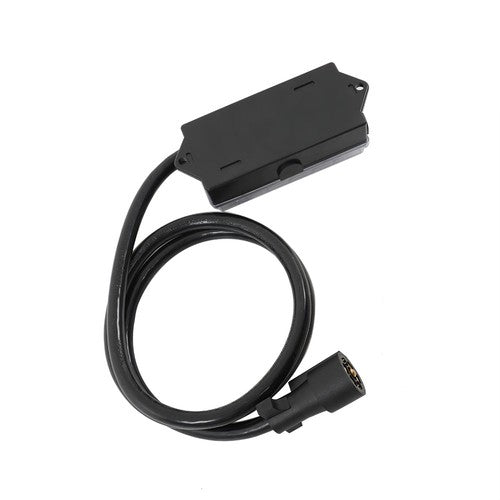 DURAFORCE 7 Way Plug Inline Pre-Wired Trailer BLACK Cord w/Junction Box 6 Ft Wiring Cable