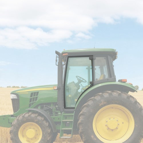 DURAFORCE Left Cab Door Glass For John Deere 5080M 5725 5525 5625 6115D 6403 6603 #R198624