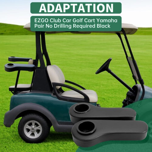 DURAFORCE For EZGO/Club Car/Yamaha Golf Cart Rear Seat Arm Rest Cushion With Cup Holder