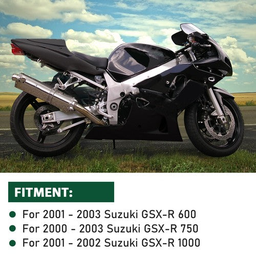 DURAFORCE Ram Air Intake Tube Ducts For Suzuki 01-03 GSXR600 01-02 GSXR1000 00-03 GSXR750