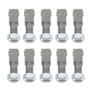 DURAFORCE 10Pcs Threaded Stump Grinder Teeth For Bradco Shaver Ashland Baumalight 2-7/8"
