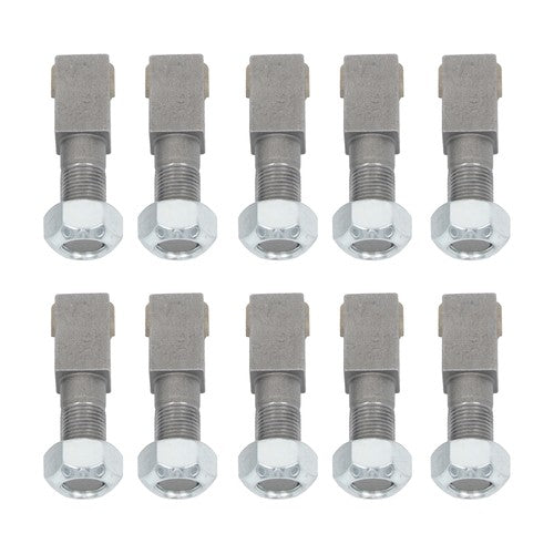 DURAFORCE 10Pcs Threaded Stump Grinder Teeth For Bradco Shaver Ashland Baumalight 2-7/8"