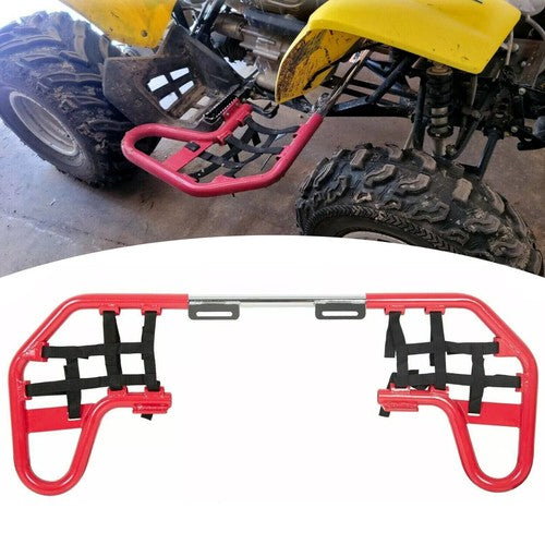 DURAFORCE Aluminum Nerf Bars Red Bar Black Nets For 2020-24 Honda TRX 250EX 250X Pair set